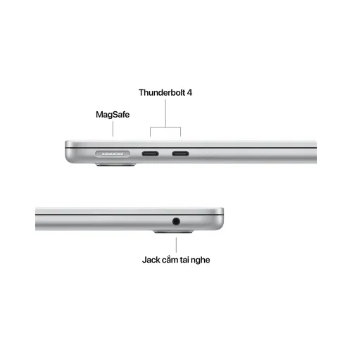 MacBook Air 13.6 inch M5 MDH74SA/A | 13.6 inch | 2560 x 1664 | Liquid Retina | 10C CPU | 8C GPU | 16GB | 512GB SSD | Silver